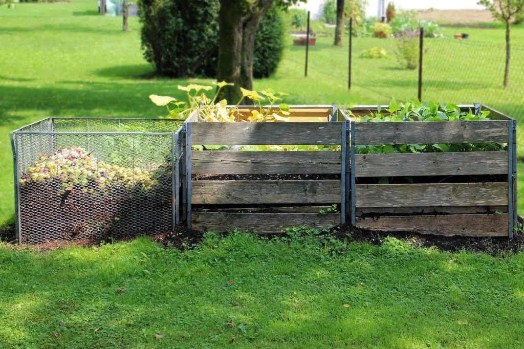 Home compost bin helping to make your home eco-friendly