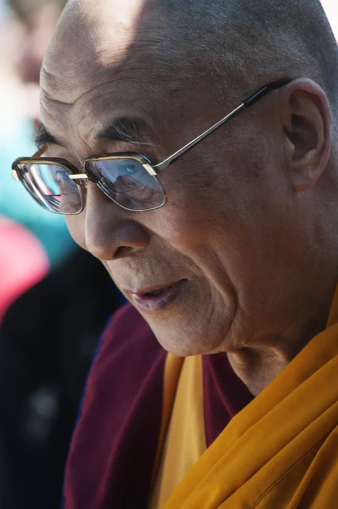 The 14th Dalai Lama, Tenzin Gyatso, sharing wisdom and quotes from his teachings and books