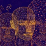 Wireframe digital human heads with interconnected nodes symbolizing weird psychological facts and mind-blowing insights into human psychology